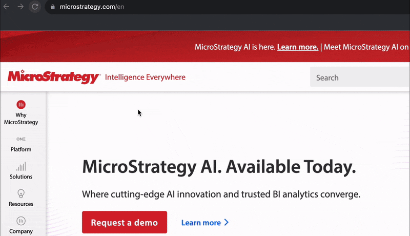Auto Expert, MicroStrategy's material